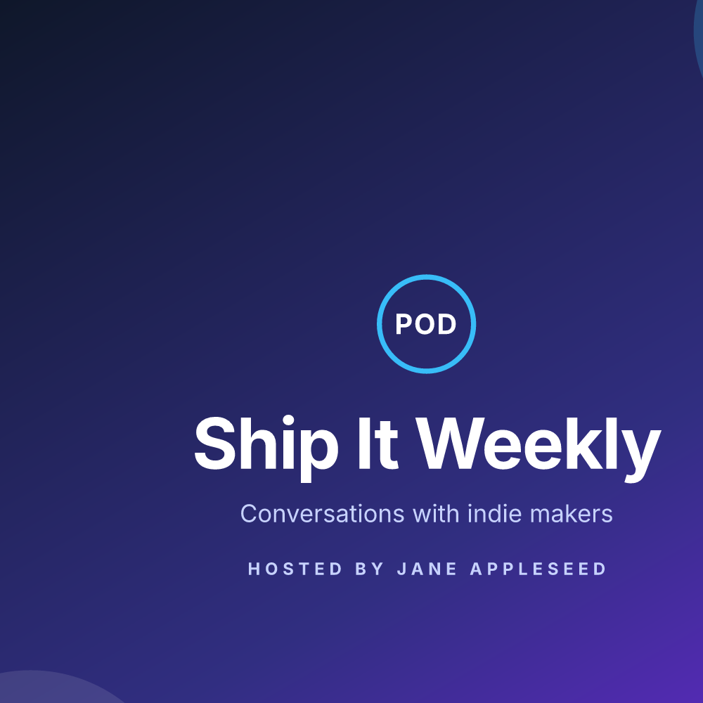 Podcast Cover preview — updates live as you edit