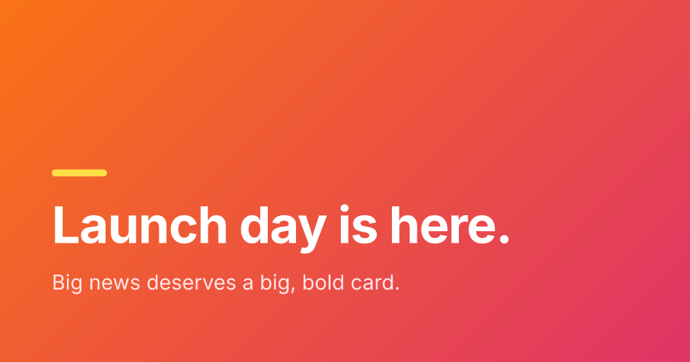 Gradient Bold og image generator example
